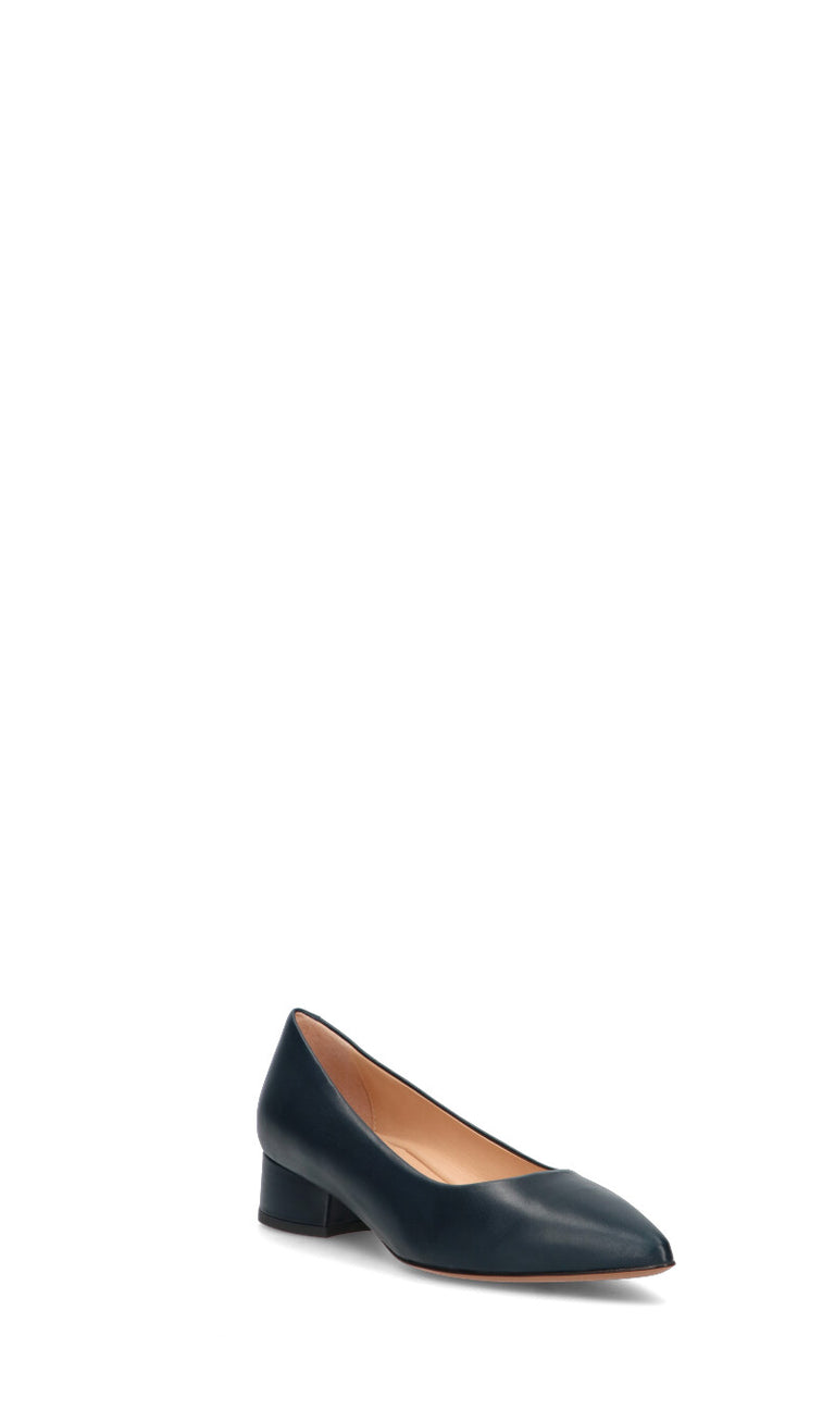 JUBILE' Décolleté donna blu in pelle