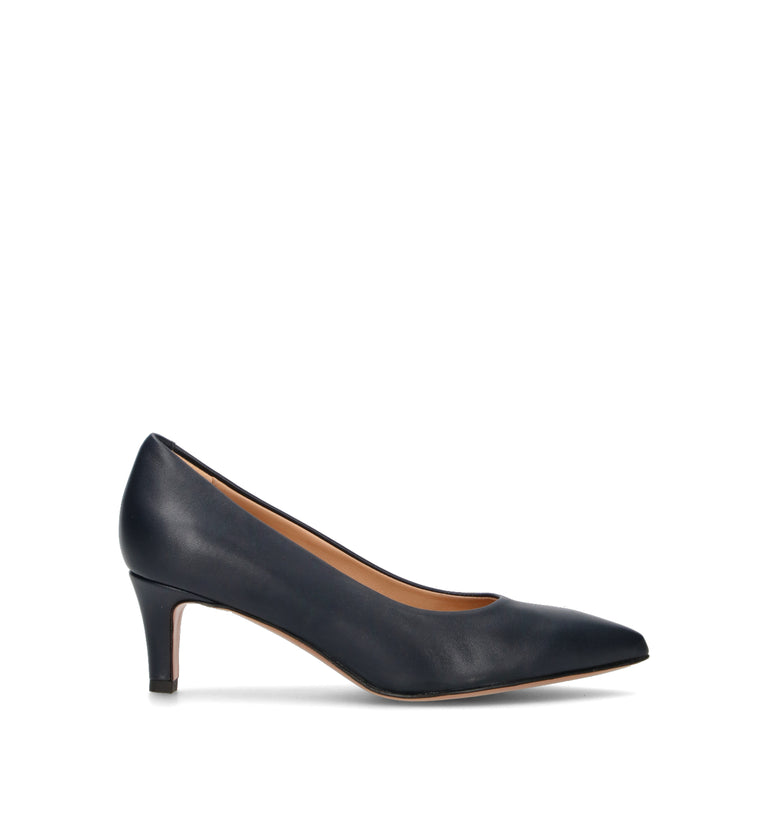 JUBILE' Décolleté donna blu in pelle