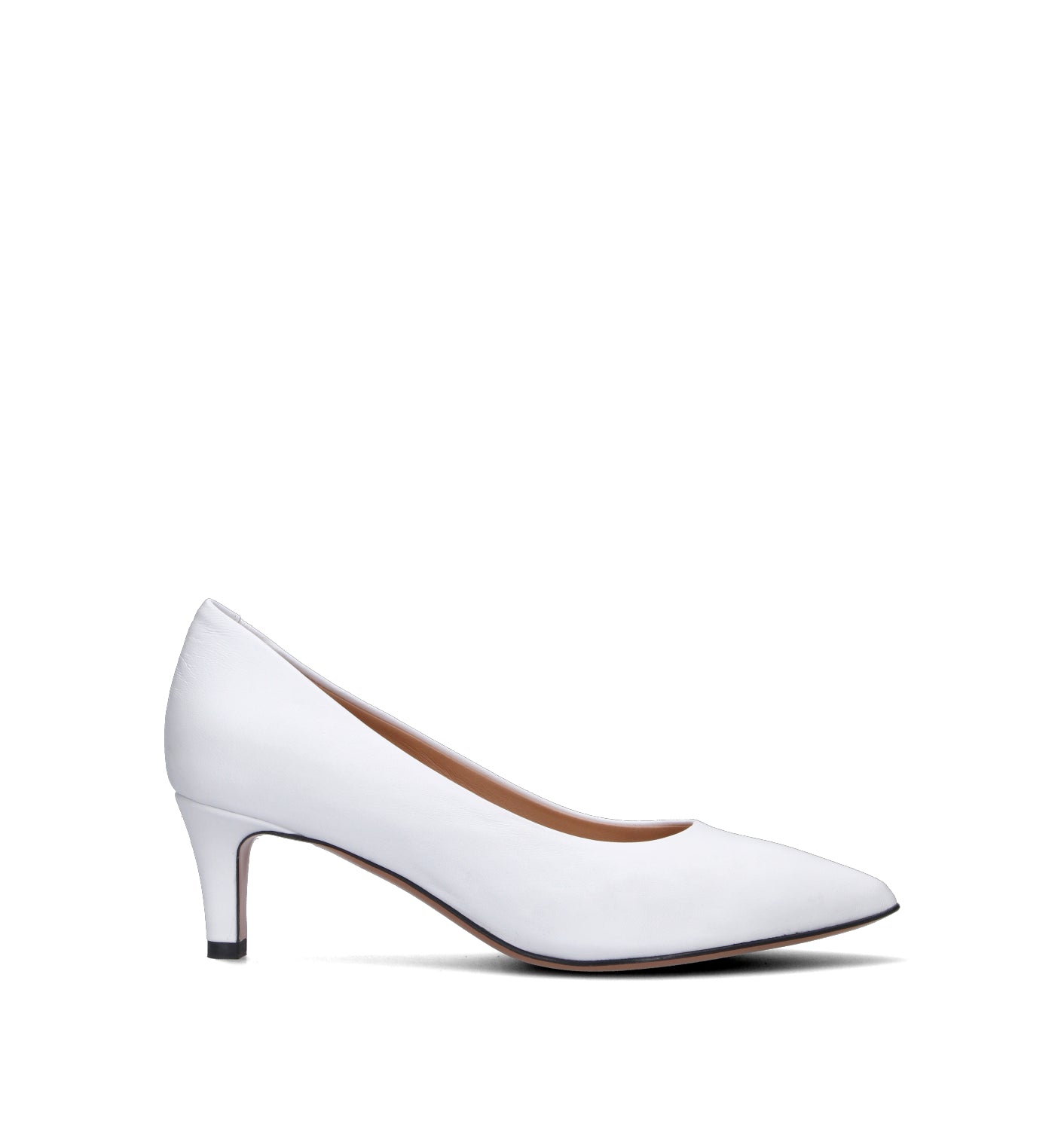 JUBILE' Décolleté donna bianca in pelle