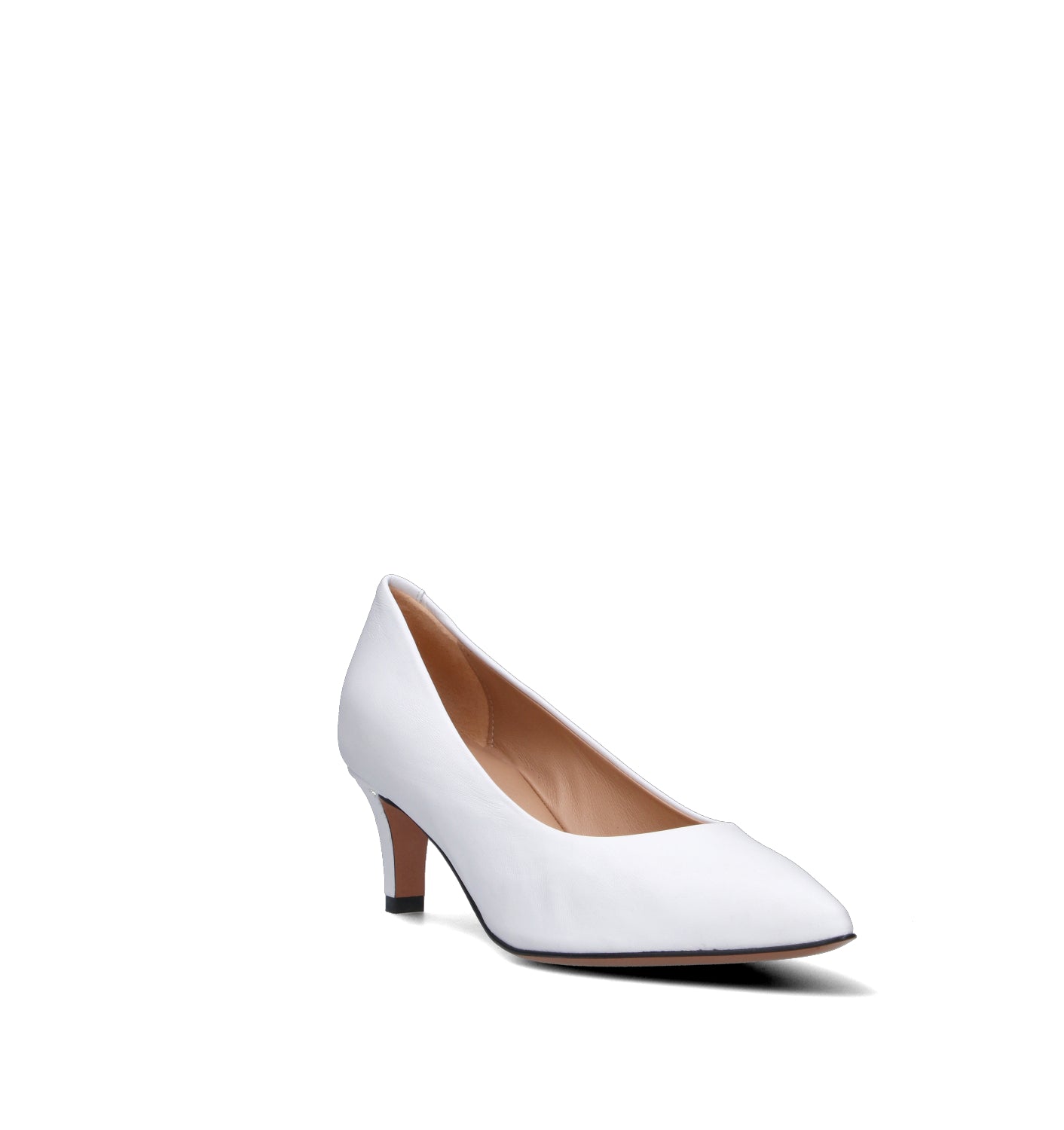 JUBILE' Décolleté donna bianca in pelle