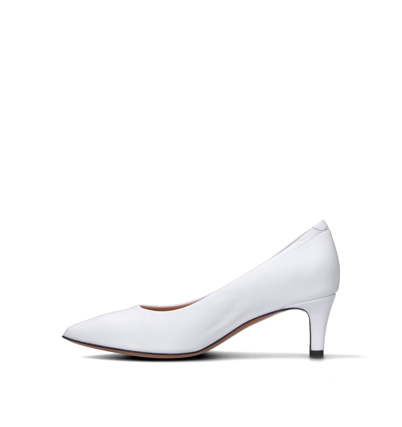 JUBILE' Décolleté donna bianca in pelle