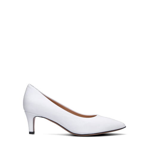 JUBILE' Décolleté donna bianca in pelle