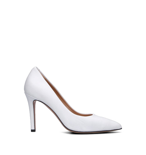 JUBILE' Décolleté donna bianca in pelle