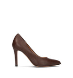 JUBILE' Décolleté donna marrone in pelle