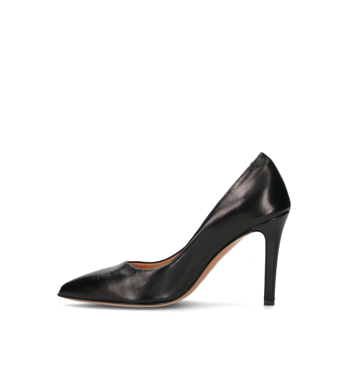 JUBILE' Décolleté donna nera in pelle