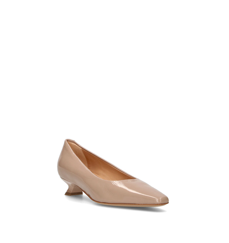 JUBILE' Décolleté donna sabbia in pelle