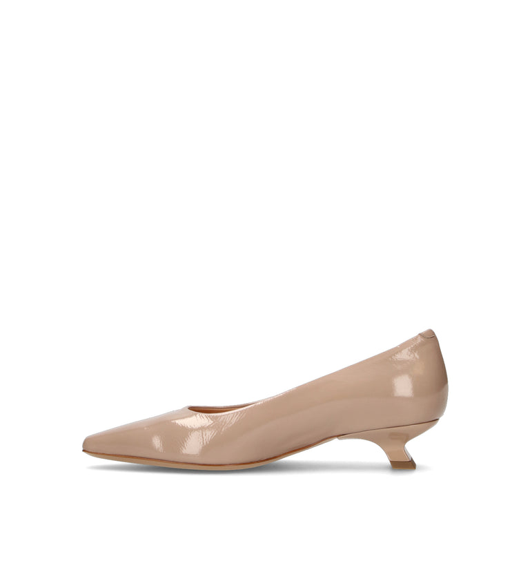 JUBILE' Décolleté donna sabbia in pelle