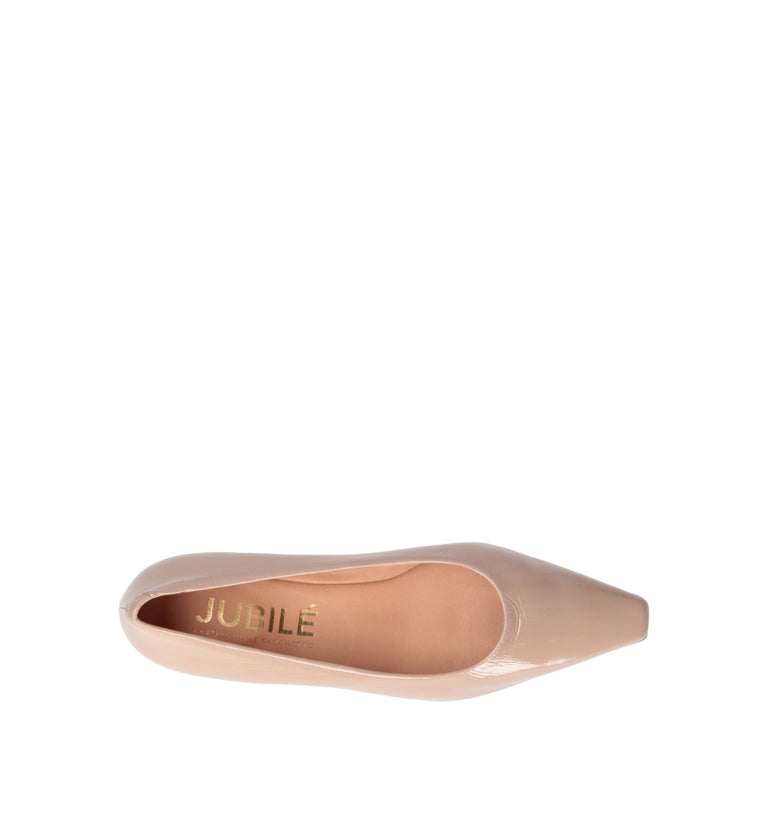 JUBILE' Décolleté donna sabbia in pelle