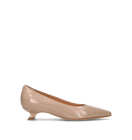 JUBILE' Décolleté donna sabbia in pelle