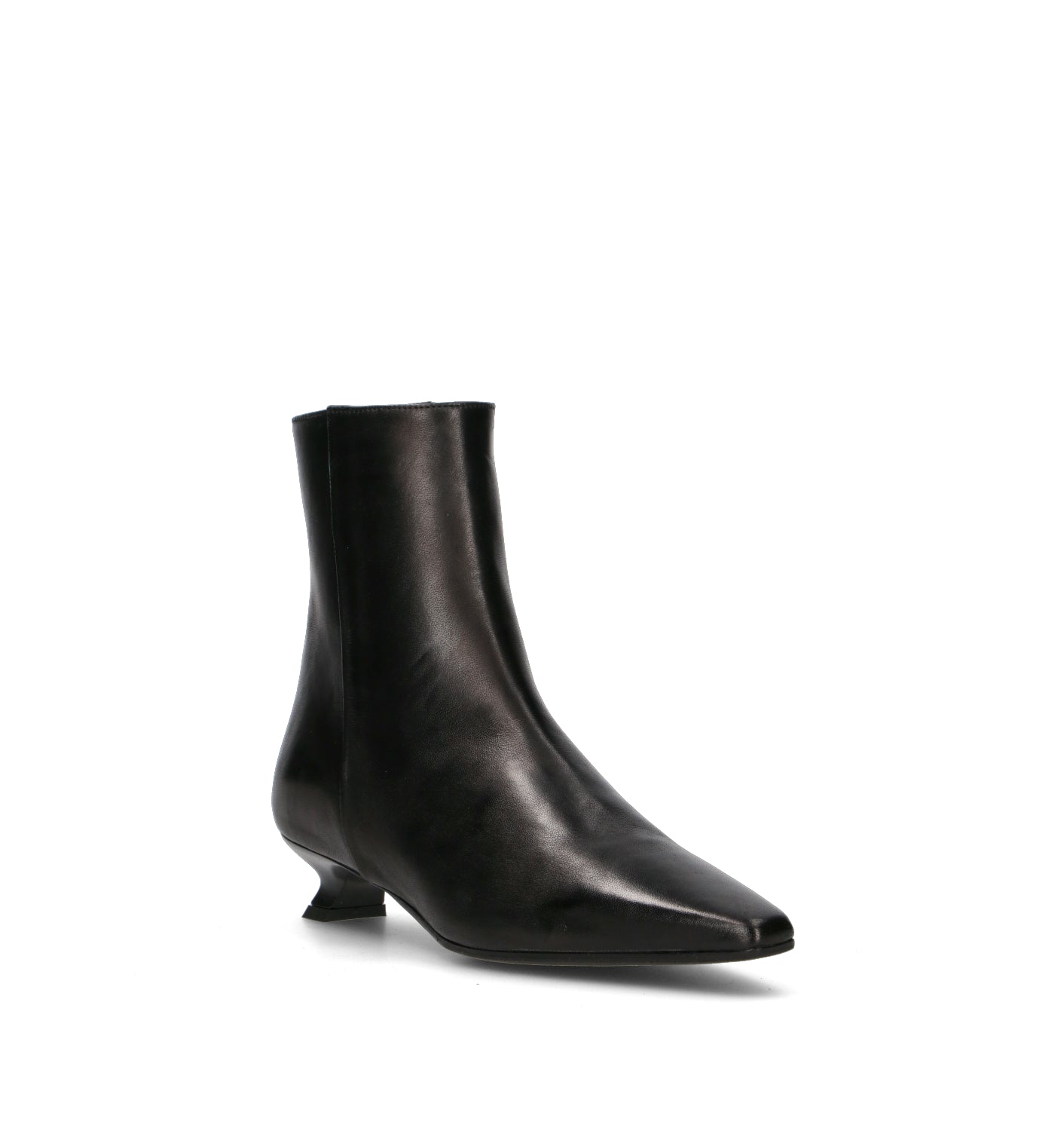 JUBILE' Tronchetto donna nero in pelle