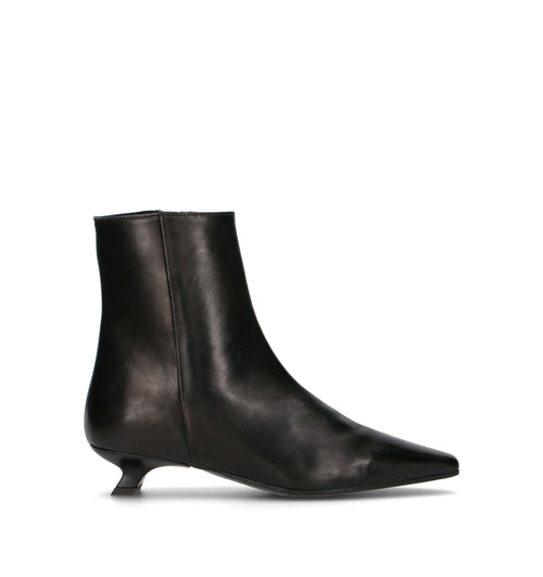 JUBILE' Tronchetto donna nero in pelle