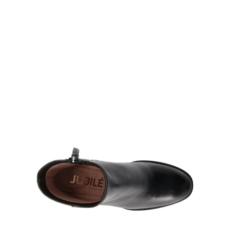 JUBILE' Tronchetto donna nero in pelle