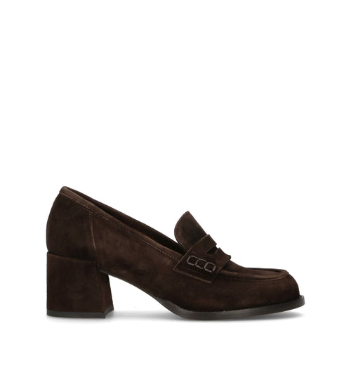 JUBILE' Mocassino donna marrone in suede