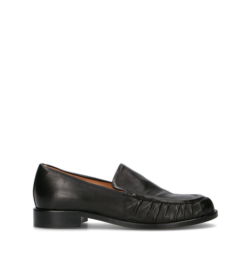 JUBILE' Mocassino donna nero in pelle