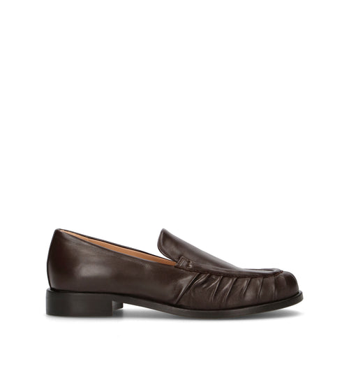 JUBILE' Mocassino donna marrone in pelle