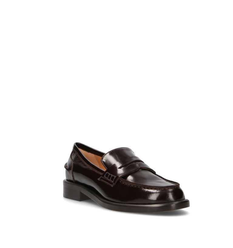 JUBILE' Mocassino donna marrone in pelle