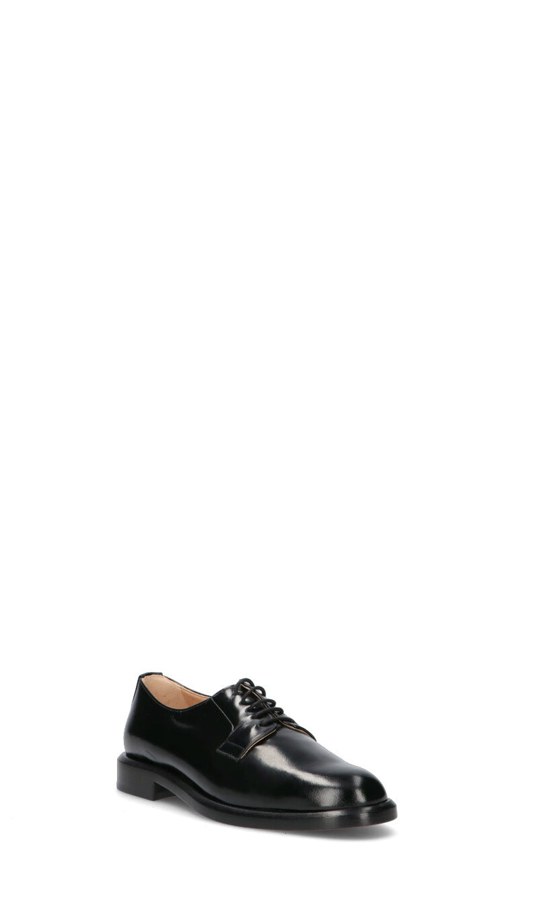 JUBILE' Stringata donna nera in pelle