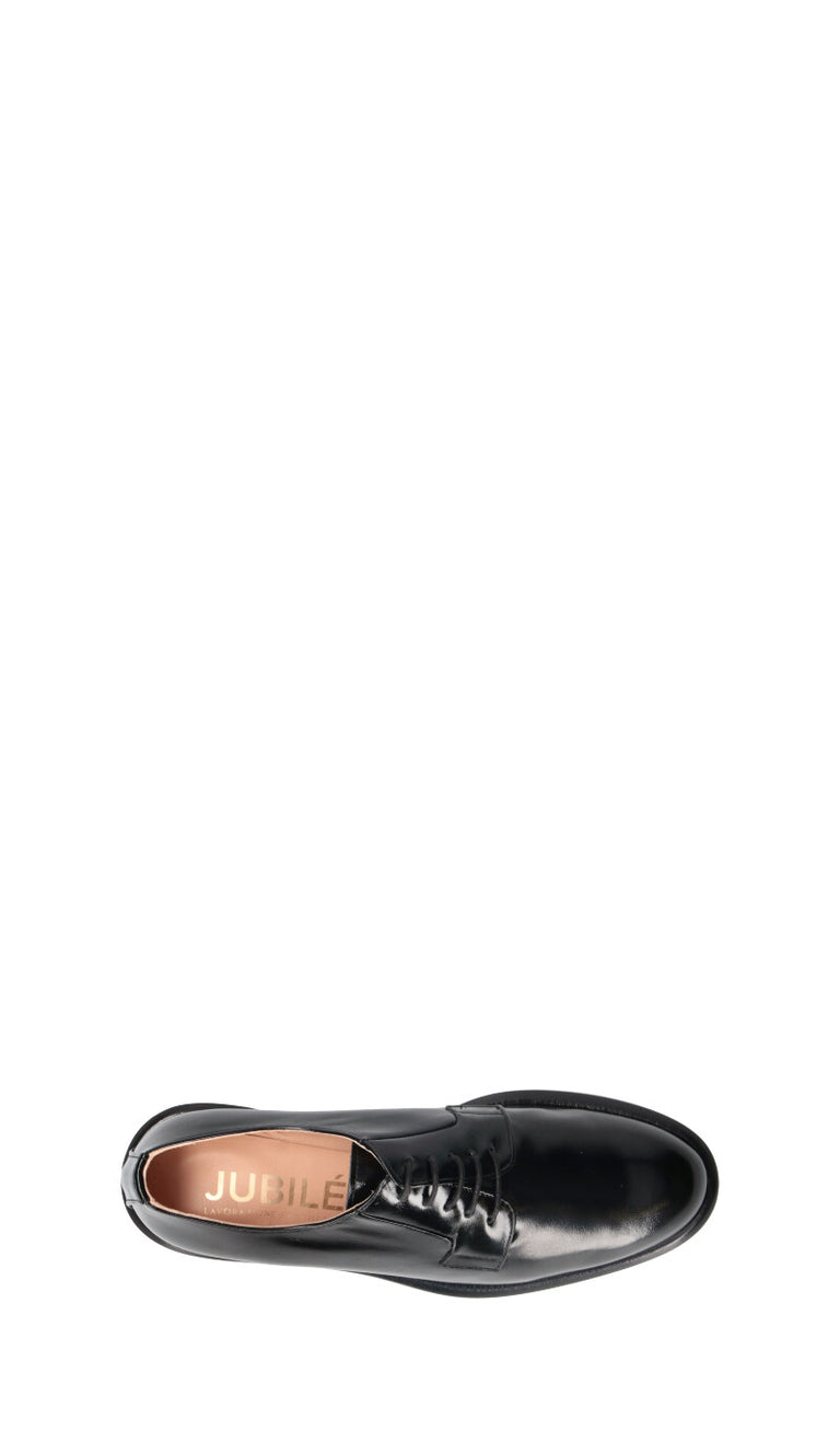 JUBILE' Stringata donna nera in pelle