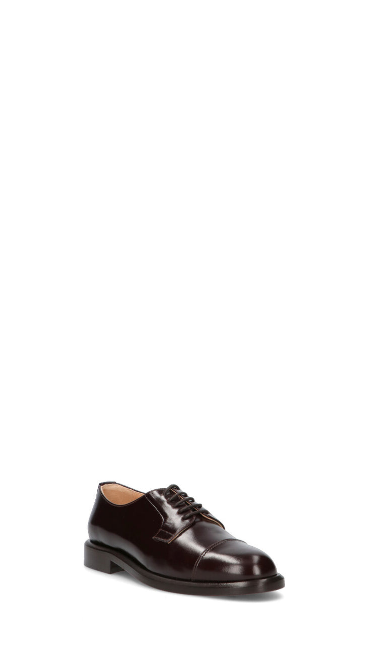 JUBILE' Stringata donna marrone in pelle