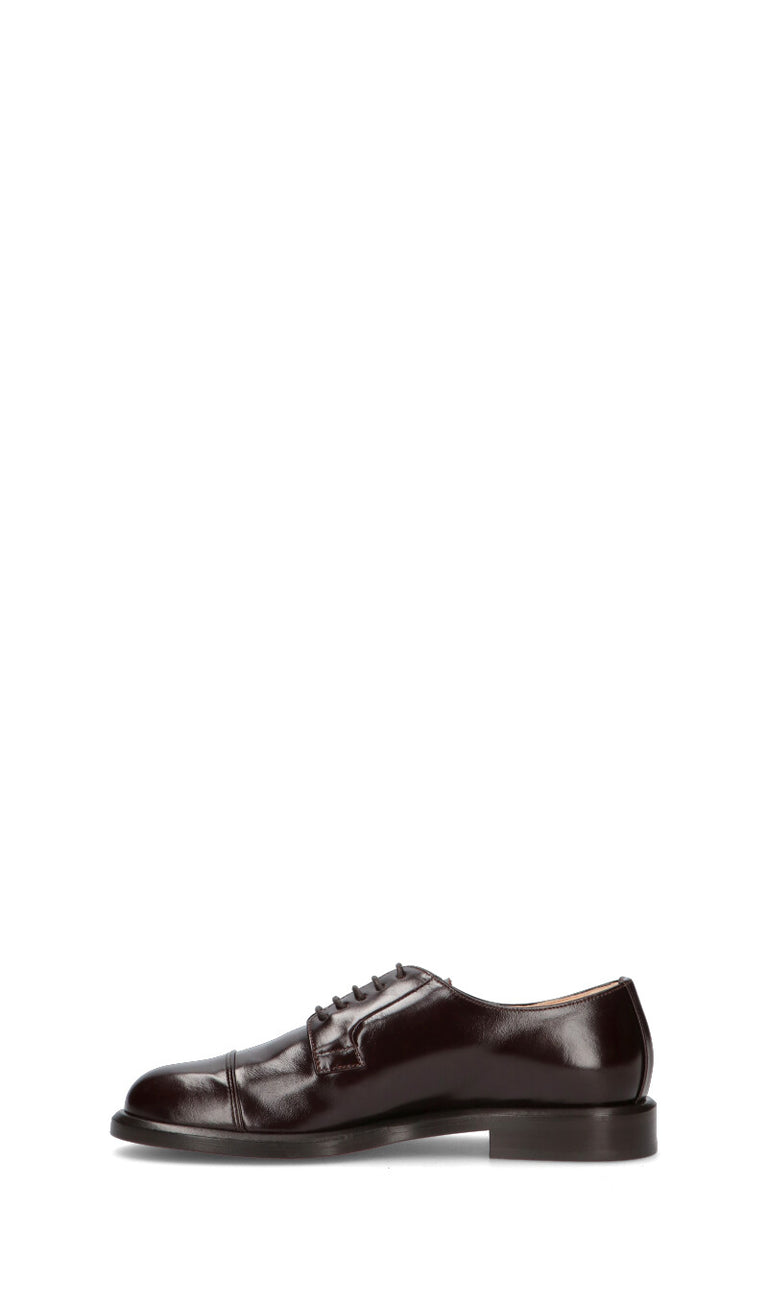JUBILE' Stringata donna marrone in pelle