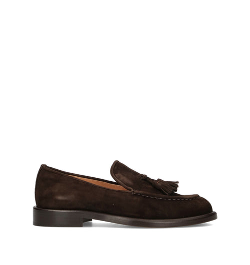 JUBILE' Mocassino donna marrone in suede