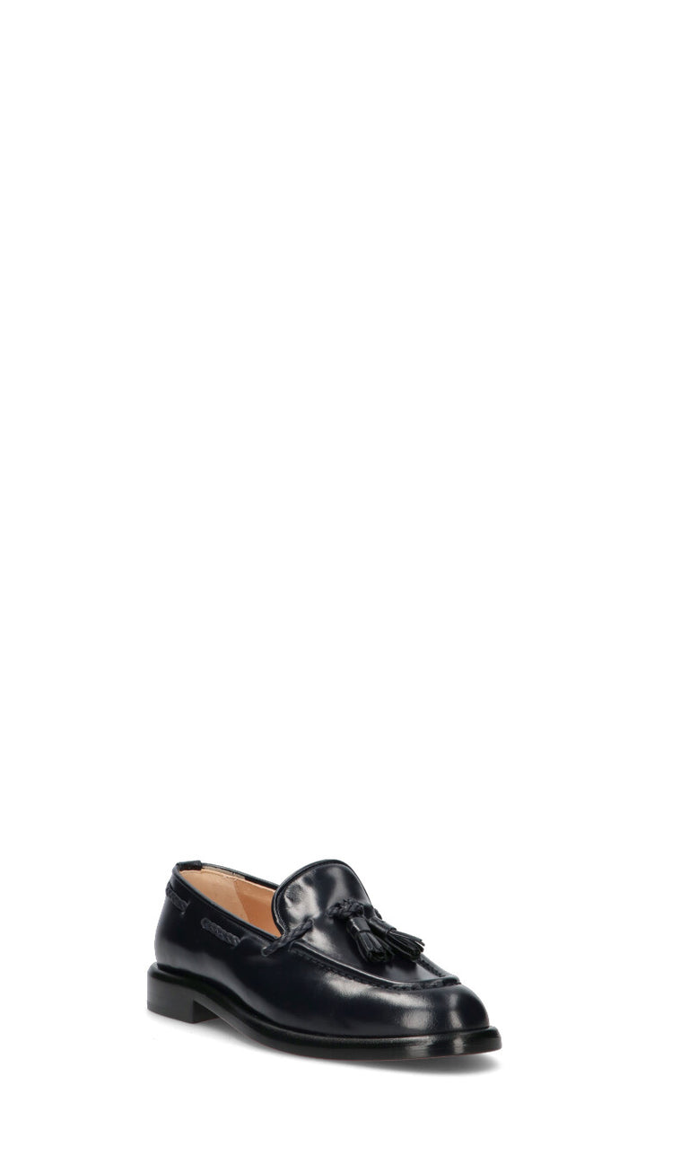 JUBILE' Mocassino donna nero in pelle