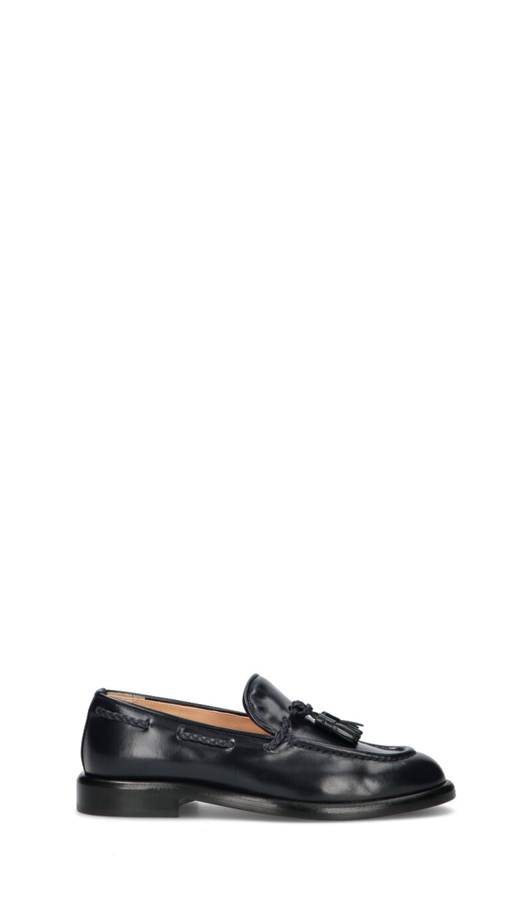 JUBILE' Mocassino donna nero in pelle