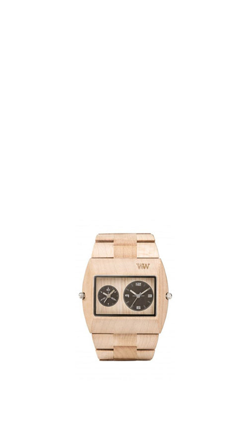 WEWOOD JUPITER Orologio unisex in legno beige