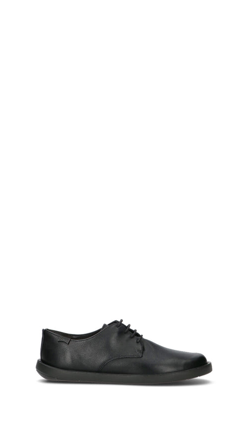 CAMPER Stringata uomo nera in pelle
