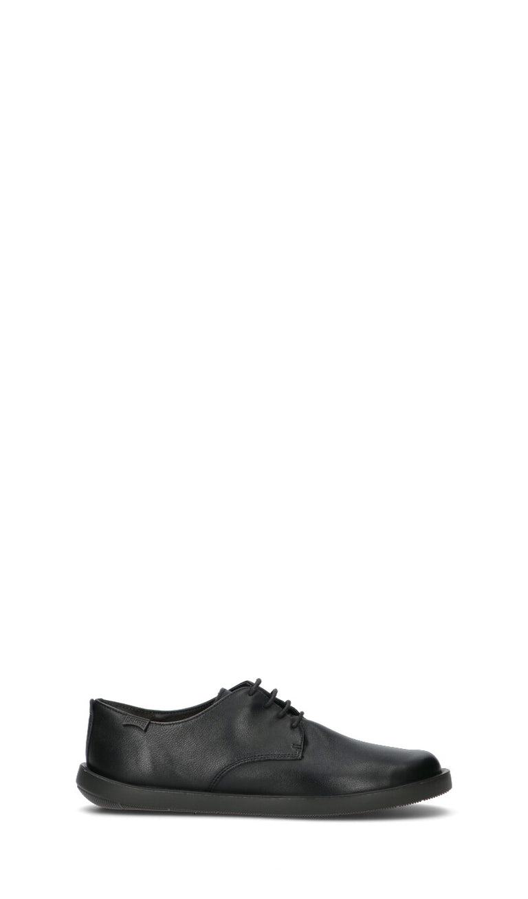 CAMPER Stringata uomo nera in pelle