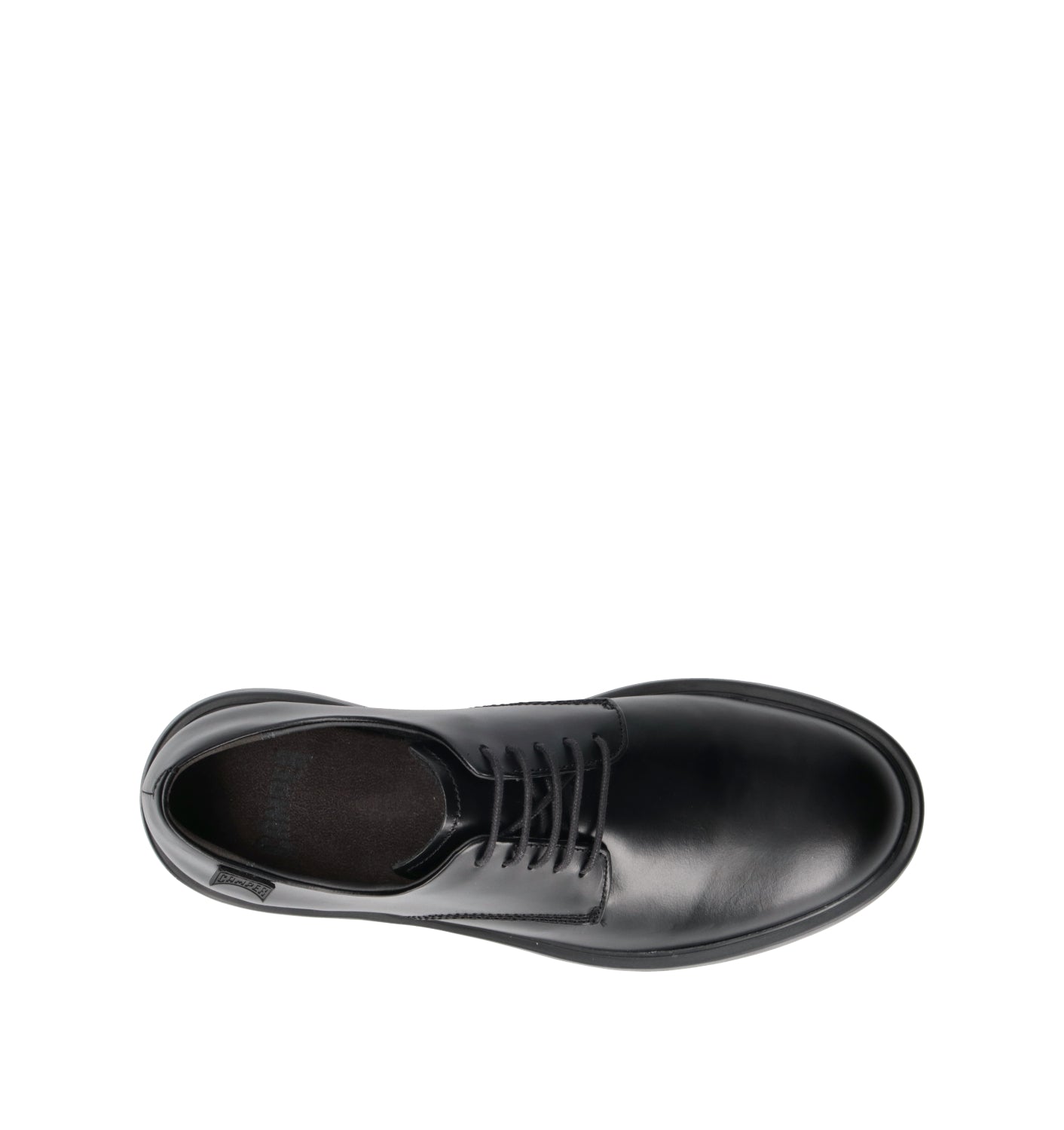 CAMPER Stringata uomo nera in pelle