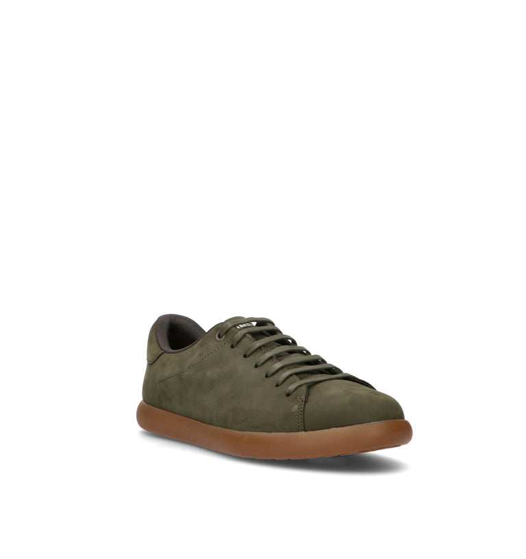 CAMPER Sneaker uomo verde in nabuk