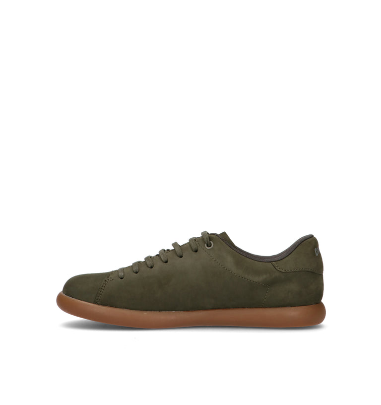 CAMPER Sneaker uomo verde in nabuk