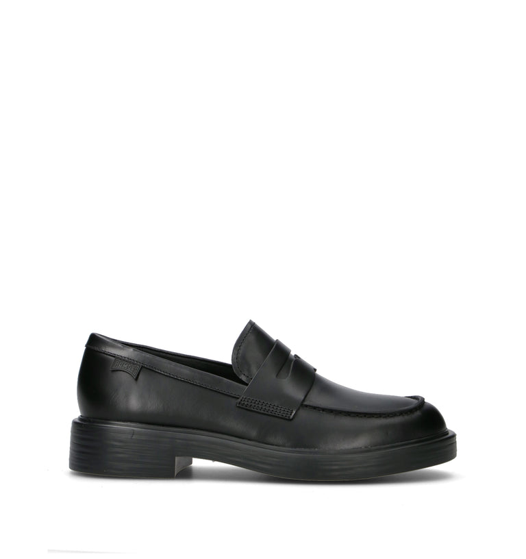 CAMPER Mocassino uomo nero in pelle