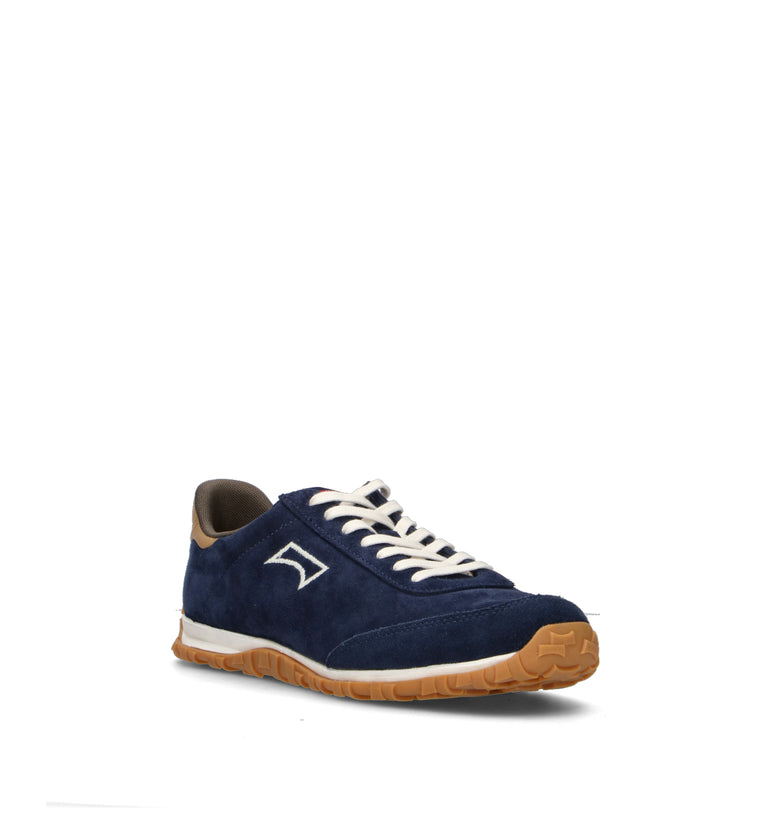 CAMPER Sneaker uomo blu in suede