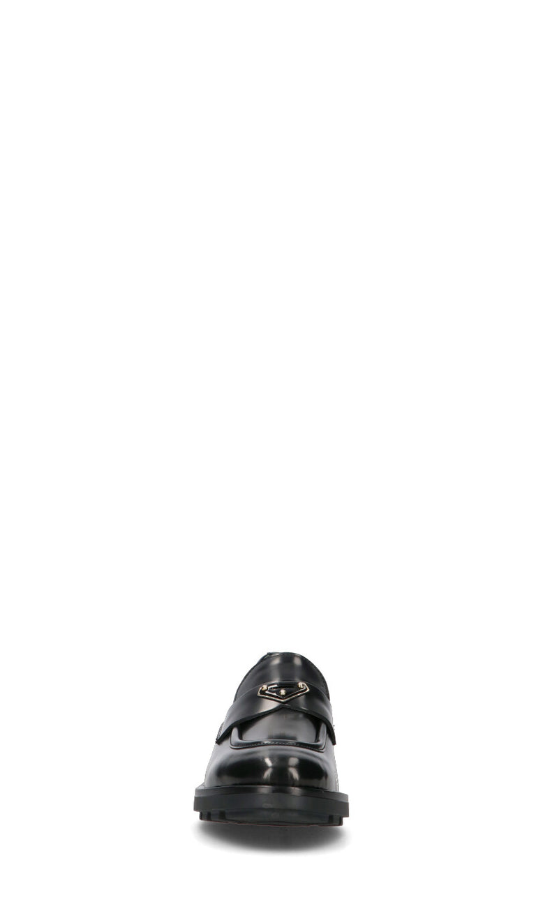 REBECCA VAN DIK Mocassino donna nero in pelle