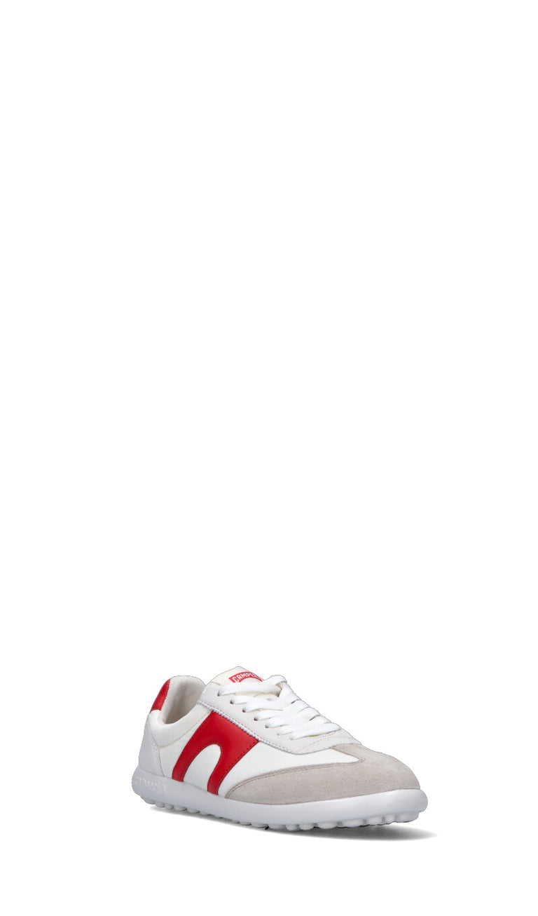CAMPER Sneaker donna bianca/rossa in pelle