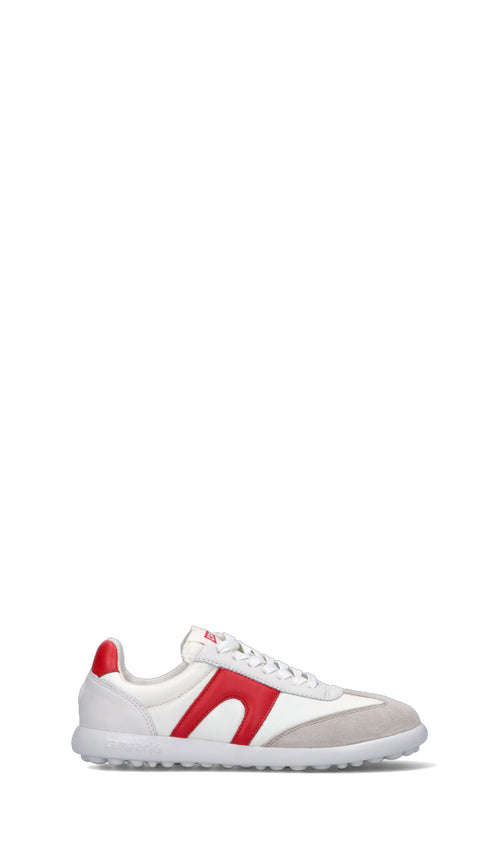 CAMPER Sneaker donna bianca/rossa in pelle