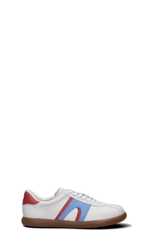 CAMPER Sneaker donna bianca/azzurra/rossa in pelle