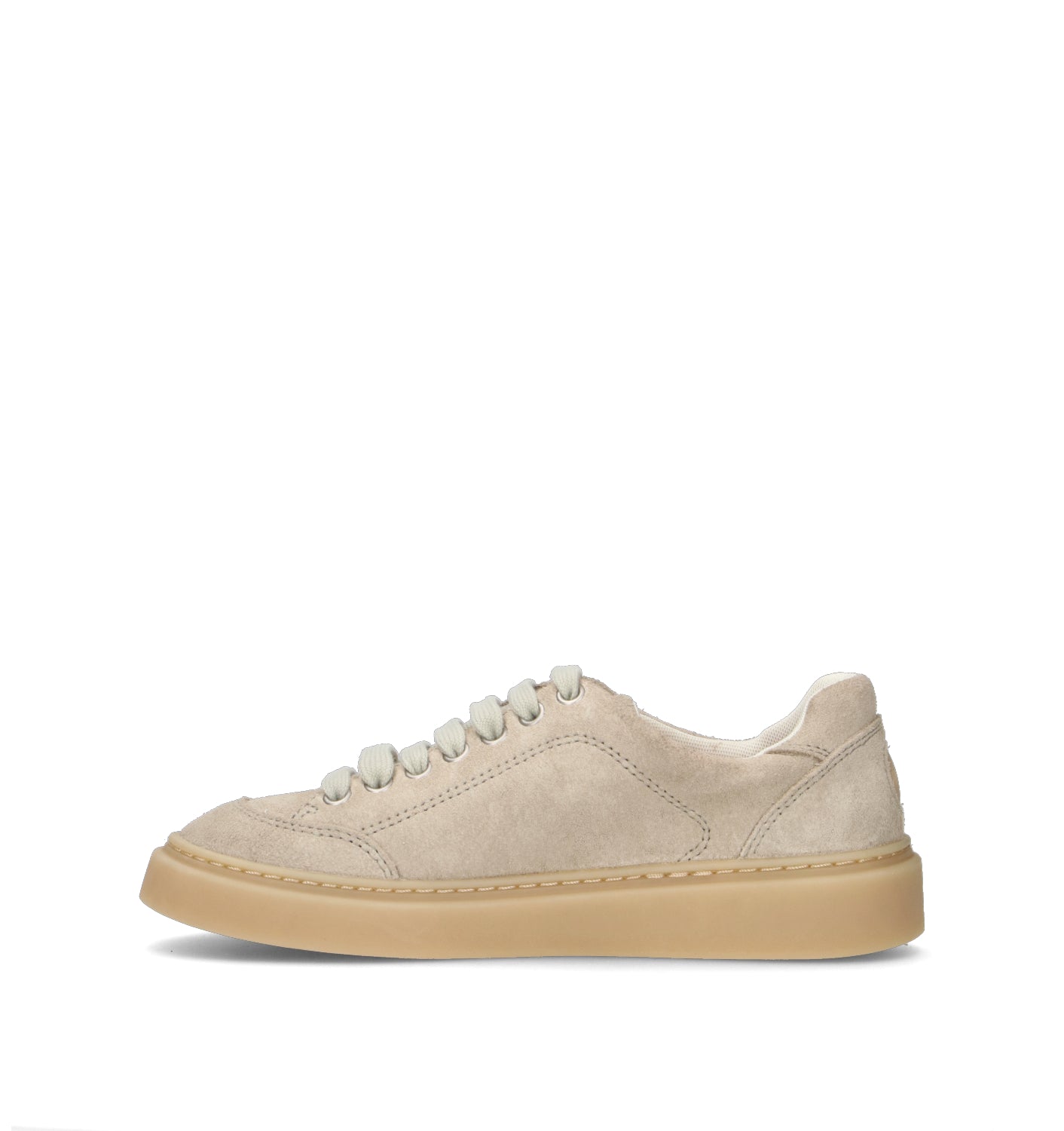 CAMPER Sneaker donna beige in suede