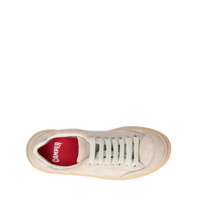 CAMPER Sneaker donna beige in suede