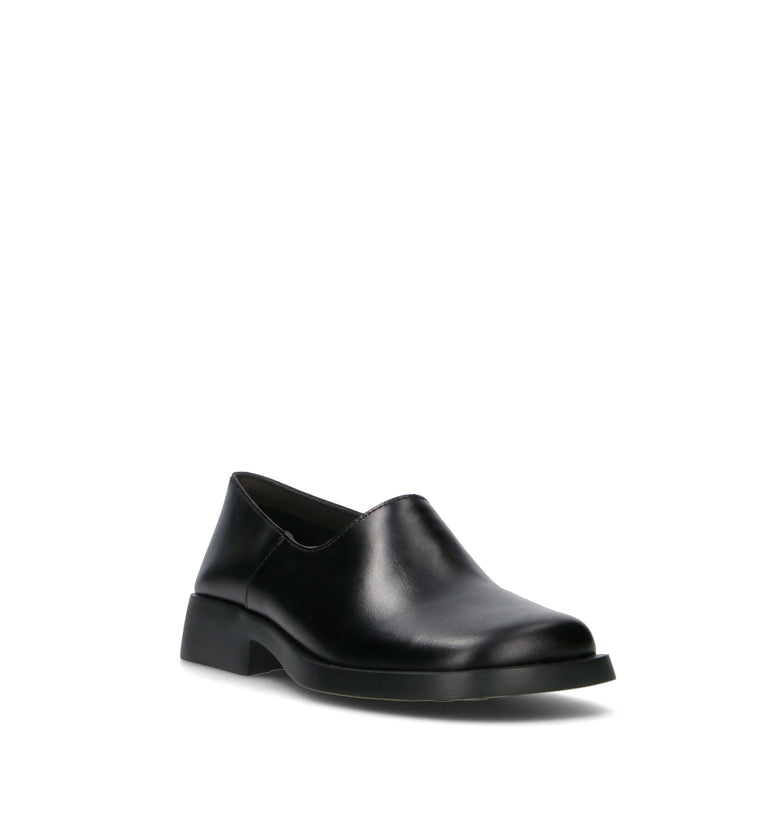 CAMPER Mocassino donna nero in pelle