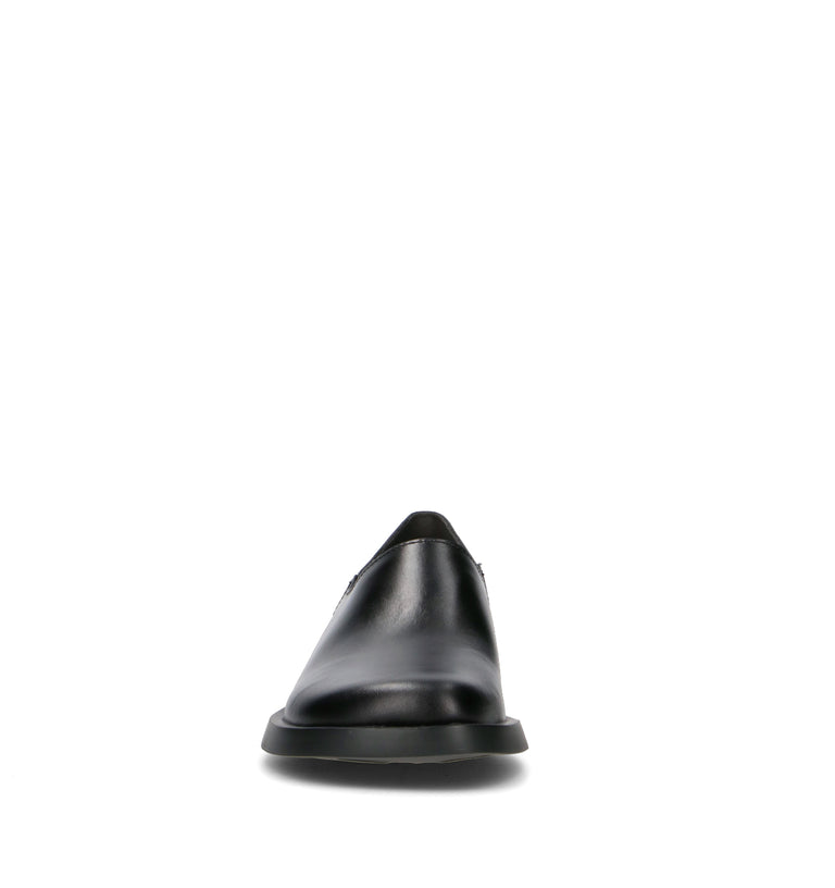 CAMPER Mocassino donna nero in pelle
