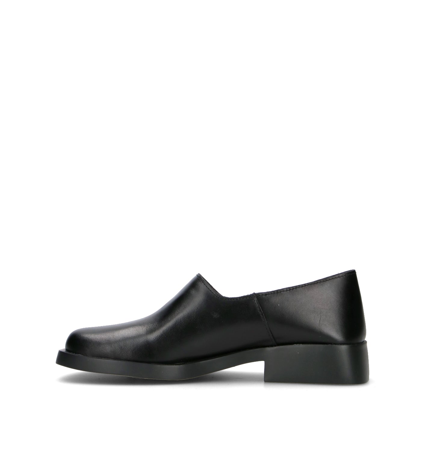 CAMPER Mocassino donna nero in pelle