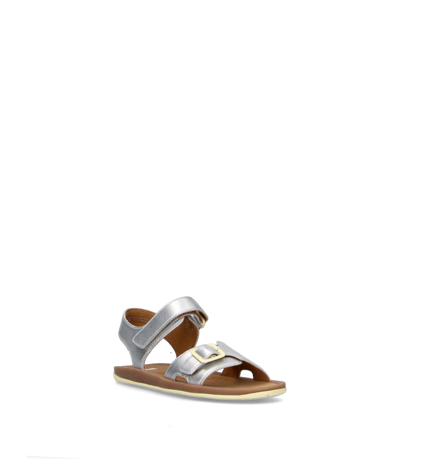 CAMPER Sandalo bimba argento in pelle