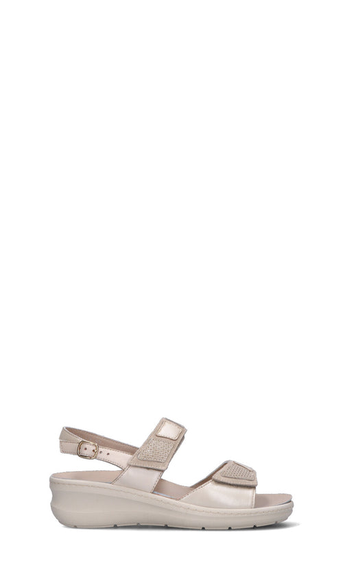 MELLUSO Scarpa comfort donna beige in pelle
