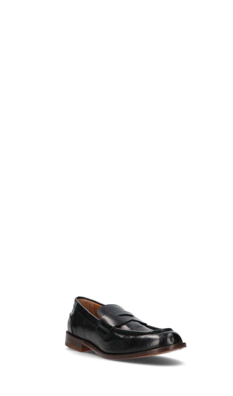 TON GOUT Mocassino uomo nero in pelle
