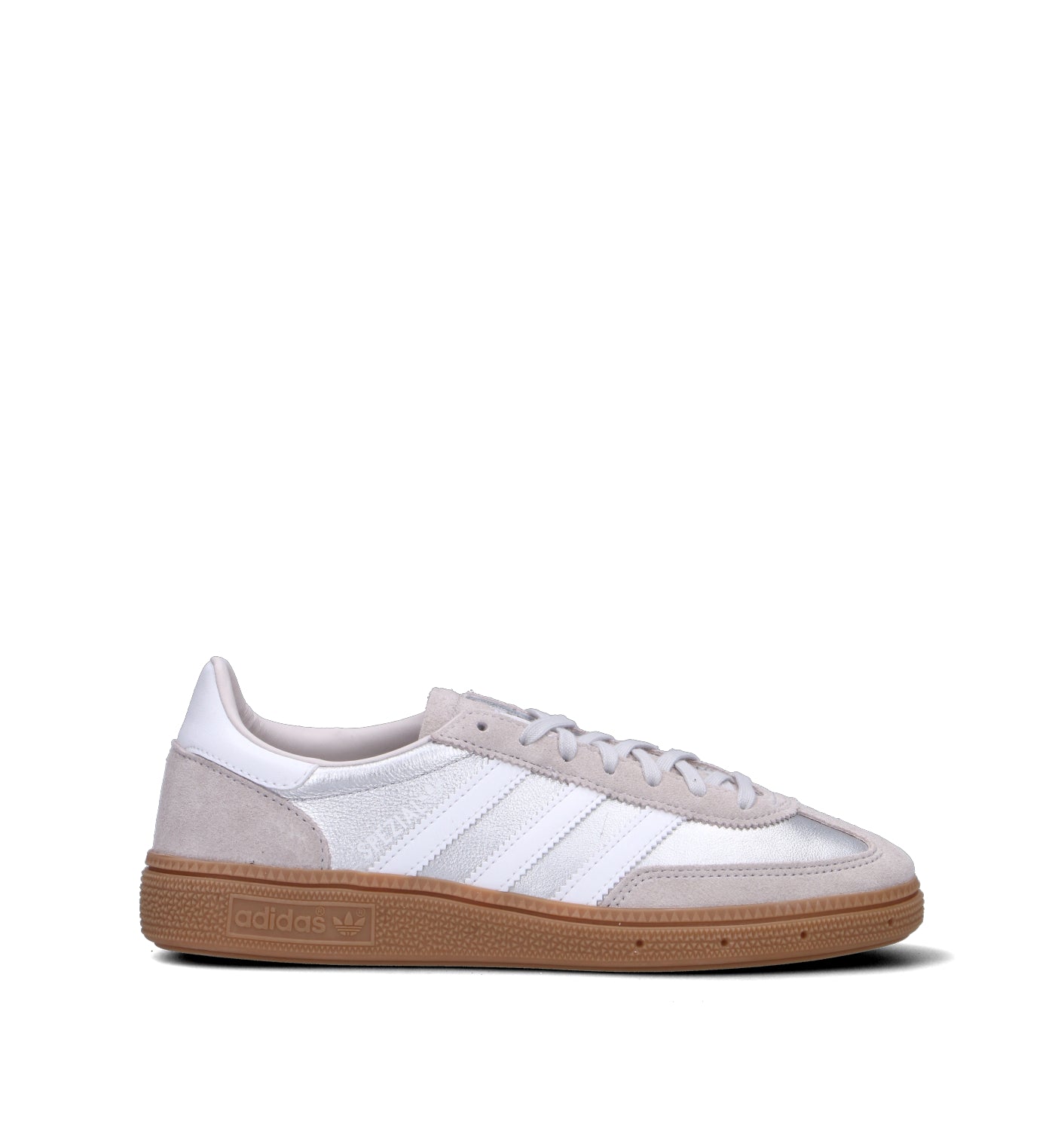 ADIDAS HANDBALL SPEZIAL Sneaker tagazzo argento in pelle