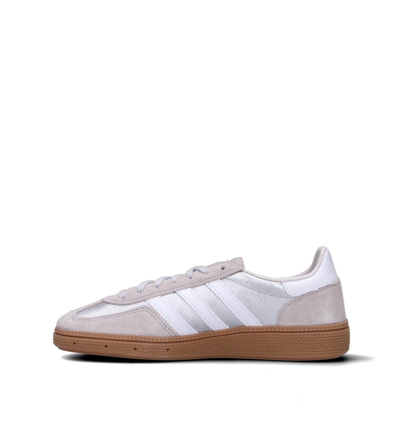ADIDAS HANDBALL SPEZIAL Sneaker tagazzo argento in pelle
