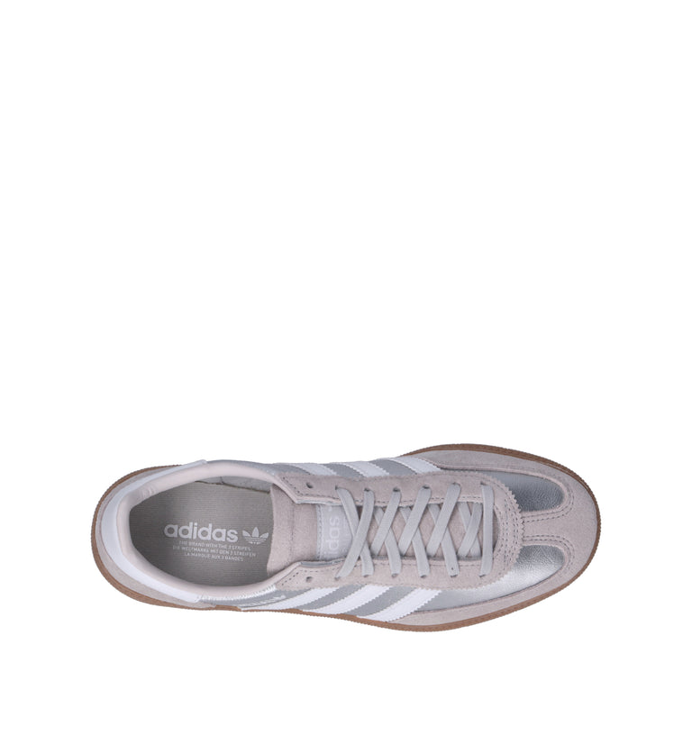 ADIDAS HANDBALL SPEZIAL Sneaker tagazzo argento in pelle